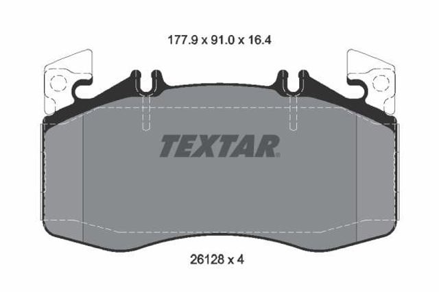 Pastillas de freno 2612801 TEXTAR
