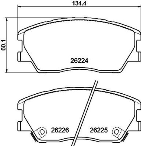 Juego de pastillas de freno KIA Soul III hatchback comprar en España
