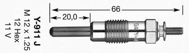 4290 NGK Bujía de incandescencia  disponible Ourense