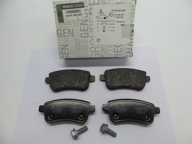 Pastillas de freno traseras para Renault Clio B7