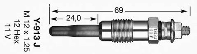 5317 NGK Bujía de incandescencia  comprar en Jaén
