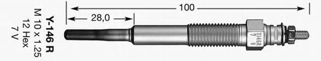 Bujía de precalentamiento para Toyota Corolla  (E8)