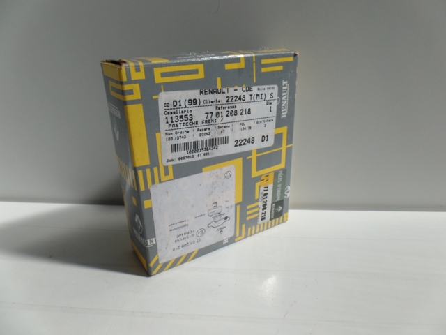 7701208218 RENAULT Pastillas de freno delanteras de disco  disponible Vigo