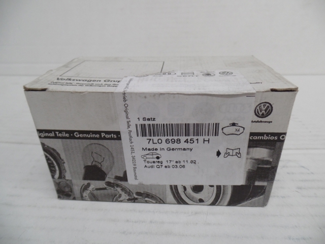 7L0698451H Pastillas de freno traseras de disco  comprar en Pontevedra