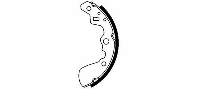 Zapatas de freno traseras 91042600 TEXTAR