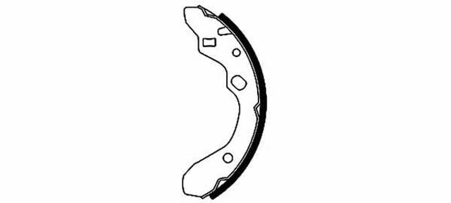 Zapatas de freno traseras 91047400 TEXTAR