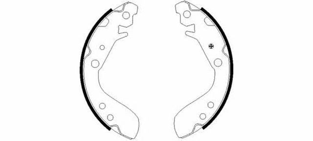 Zapatas de freno traseras 91060400 TEXTAR