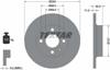Disco de freno trasero 92061100 TEXTAR