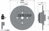 Disco de freno trasero 92154103 TEXTAR