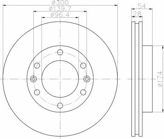 Comprar Freno de disco delantero Carnival III VQ