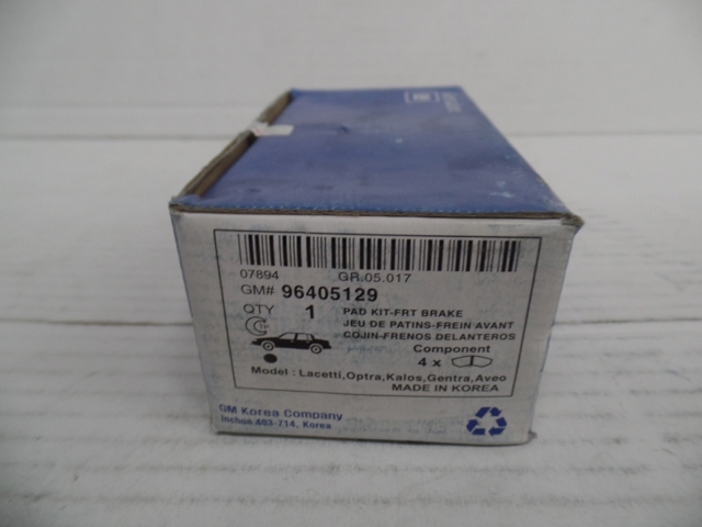 96405129 Pastillas de freno delanteras de disco  comprar en Pontevedra