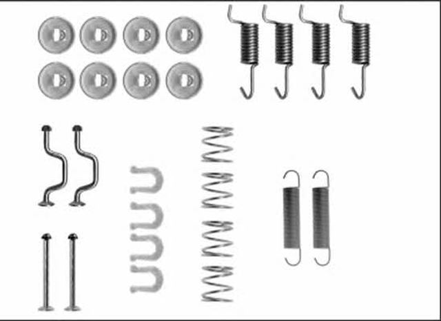 Juego de reparación, pastillas de frenos 97043500 TEXTAR