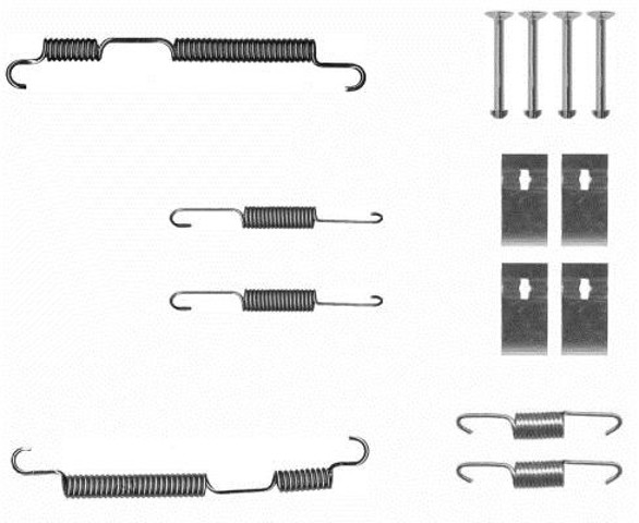 Kit de montaje de zapatas de freno traseras para KIA Picanto TA