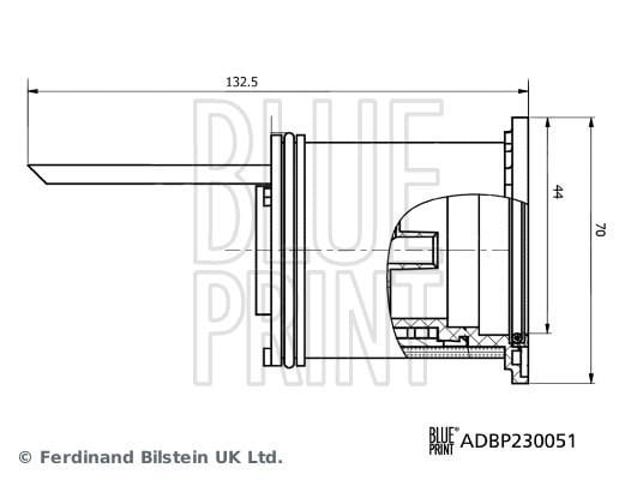 Filtros de combustible ADBP230051 BLUE PRINT