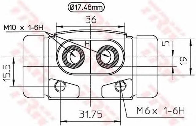 Bombín de freno de rueda trasero Ford Orion II desde 11,98 €