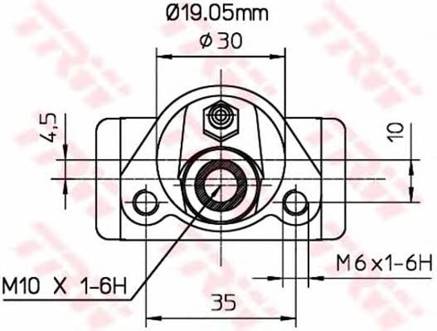 BWD110 Cilindro de freno de rueda trasera  en stock Castellón