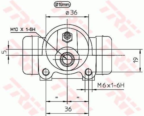 TRW BWD121 Cilindro de freno de rueda trasera  en stock Salamanca