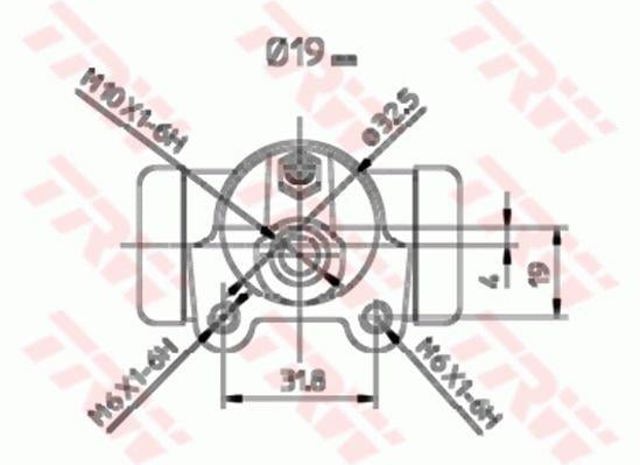 BWD183 Cilindro de freno de rueda trasera  en stock Castellón