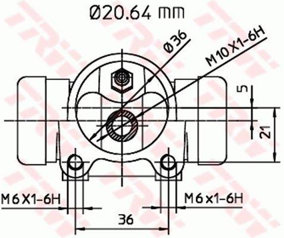 BWF112 Cilindro de freno de rueda trasera comprar Girona