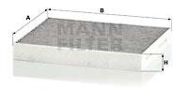 Filtro de polen CUK24024 MANN