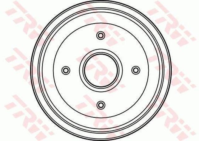 Tambor de freno trasero para Citroen ZX N2