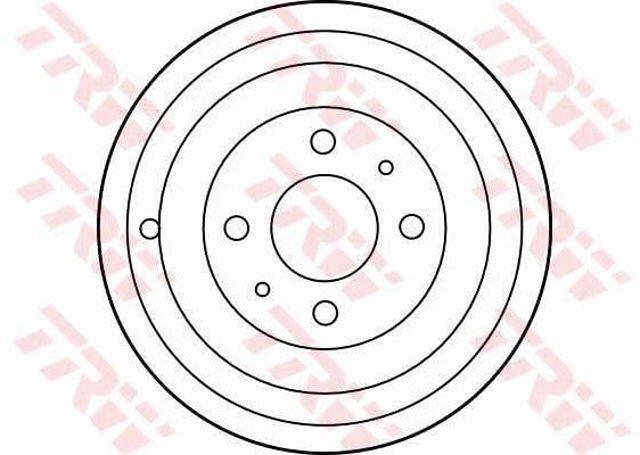 Tambor de freno trasero para Fiat Fiorino  (225)
