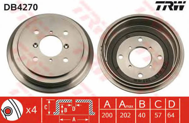 Comprar Tambor de freno trasero Ford Transit  V a bajo precio