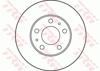 Freno de disco delantero DF2722 TRW