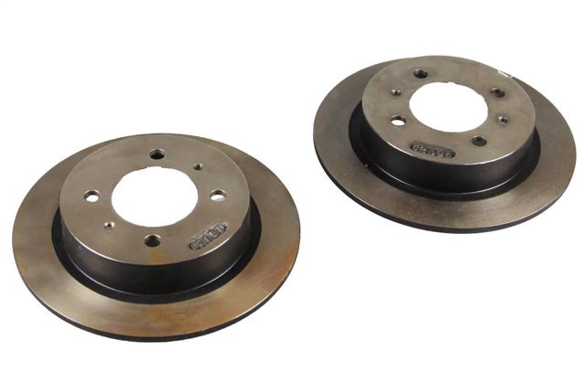 Disco de freno trasero DF4006 TRW