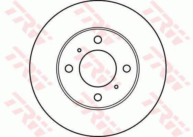 Disco de freno delantero para Mitsubishi Lancer VI (CJ, CP)