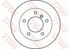 Disco de freno trasero DF4088S TRW