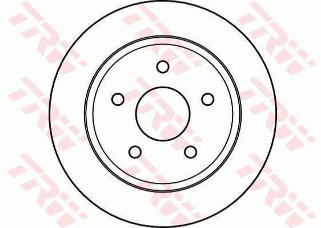 Disco de freno trasero Jeep Cherokee 2 XJ