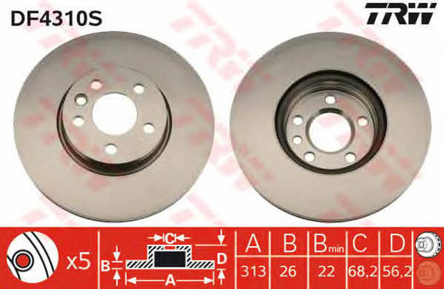 DF4310S Disco de freno comprar Girona