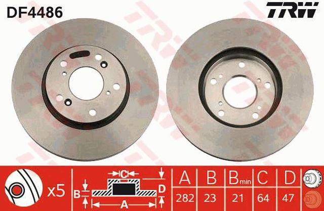 TRW DF4486 Disco de freno comprar Tarragona