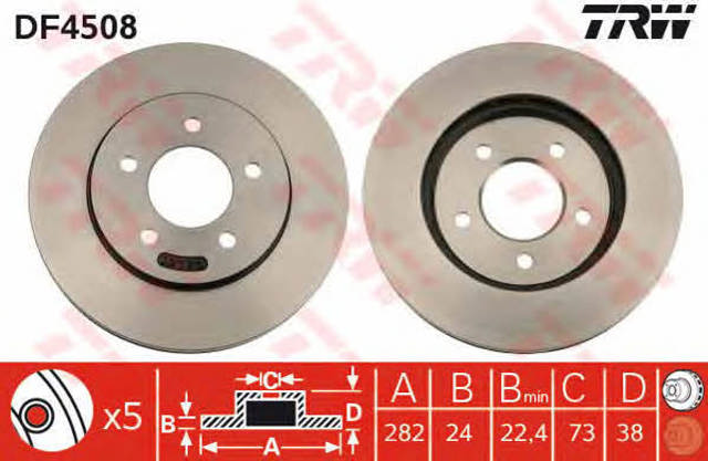 Discos DF4508 TRW