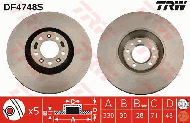 DF4748S Disco de freno comprar Girona