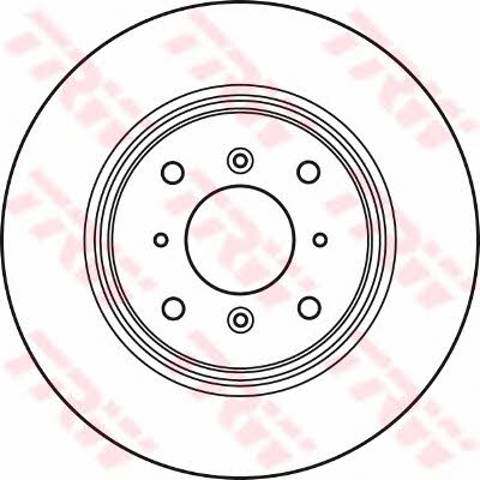Freno de disco delantero DF4908 TRW
