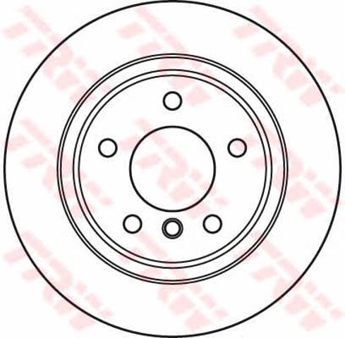 Disco de freno trasero DF6033 TRW