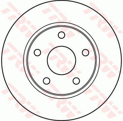 Frenos delanteros DF6037 TRW