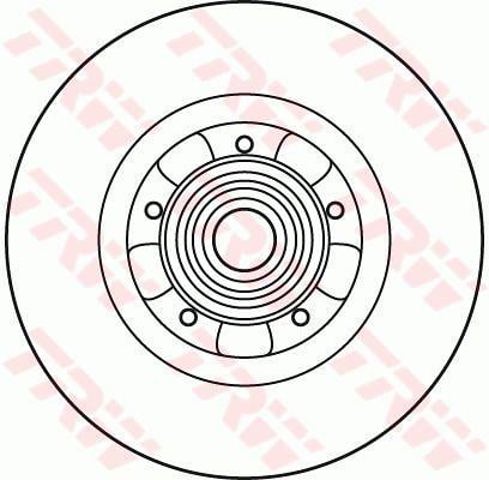 DF6043BS Disco de freno trasero  en stock Granada