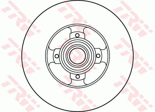 DF6128BS TRW Disco de freno trasero  disponible Ourense