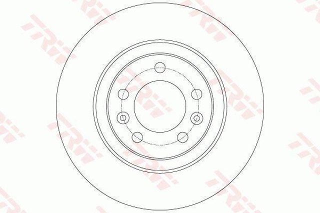 TRW DF6134 Disco de freno trasero comprar Pamplona