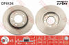 Disco de freno delantero DF6136 TRW