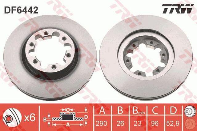DF6442 Disco de freno delantero  comprar en Reus