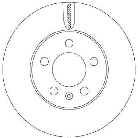 DF6584 TRW Disco de freno  en stock Huelva