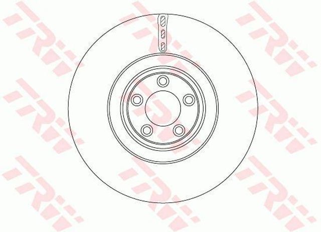 Freno de disco delantero DF6651S TRW