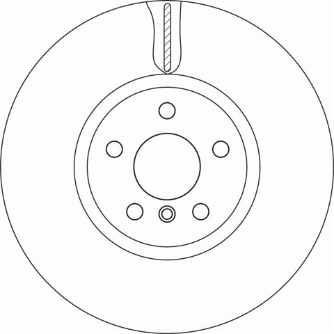 Disco de freno delantero DF6845S TRW