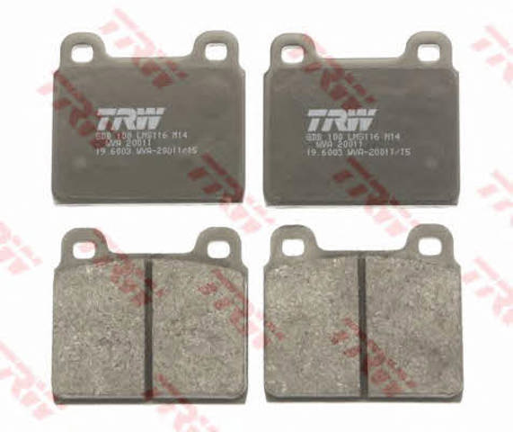 TRW GDB100 Pastillas de freno delanteras de disco  comprar en Murcia