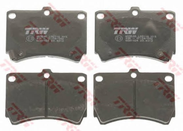 Pastillas de freno delanteras para KIA Rio I (DC)