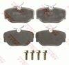 Pastillas de freno GDB1155 TRW